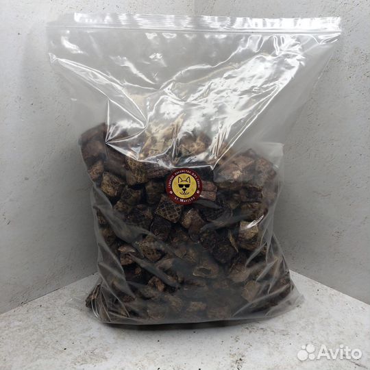 Легкое говяжье сушеное крупное 1000 гр