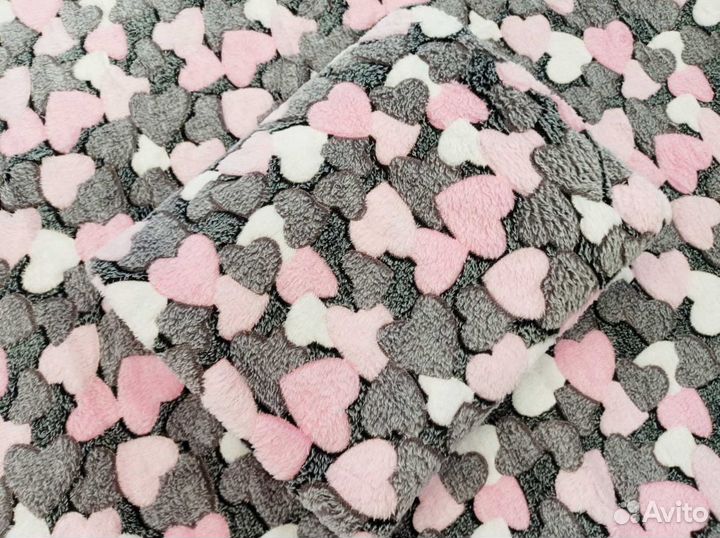 Пледы плюшевые 180/200