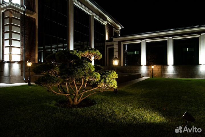 Разработка ландшафтного освещения участка