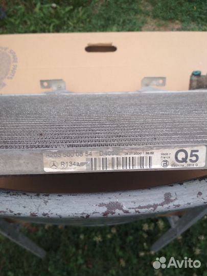 Радиатор кондиционера мерседес w203