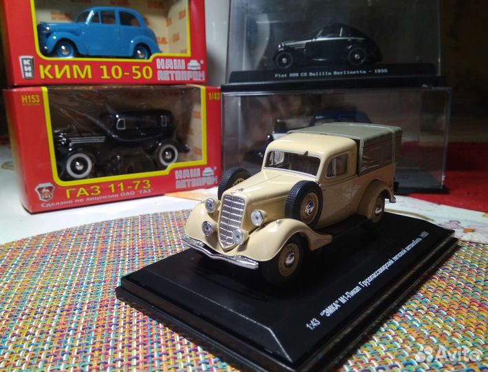 Коллекционная модель Газ- М1-Пикап 1:43