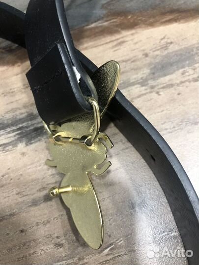 Ремень женский с пряжкой жук скарабей