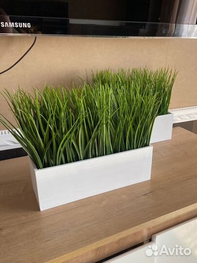 Искусственная трава в ящике