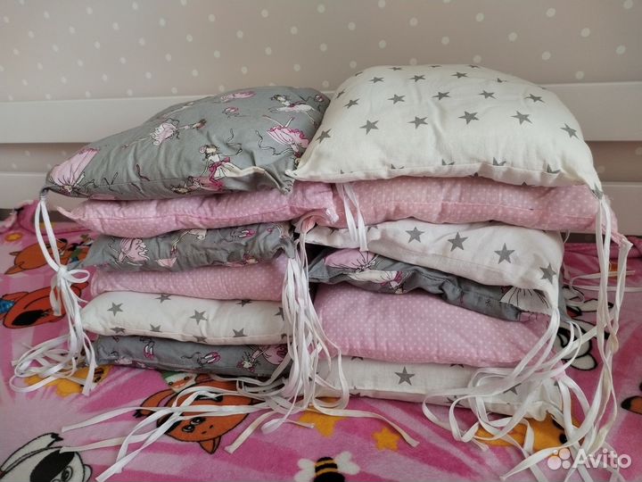 Бортики в детскую кроватку