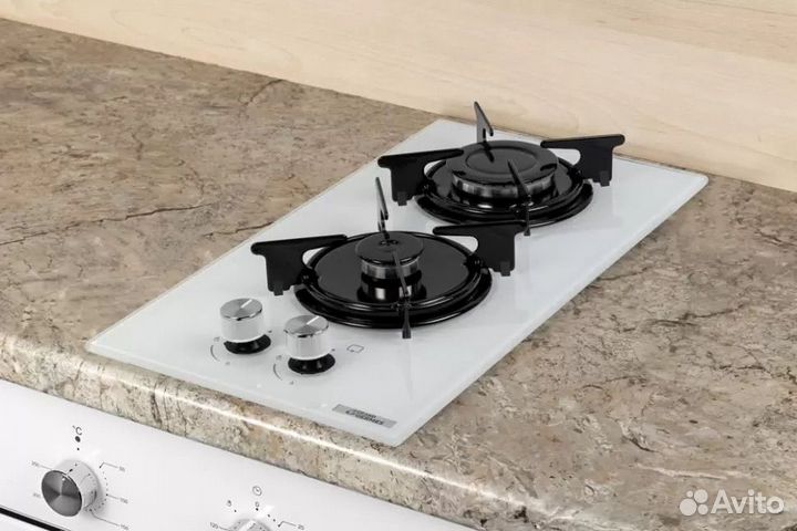 Варочная поверхность белое стекло Grand Germes