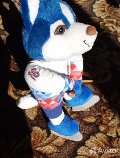 Хоккеист лайка. Талисман чемпионата мира по хоккею