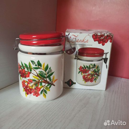 Банка для сыпучих продуктов. Новая