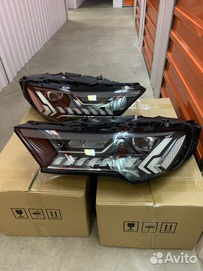 Фары Audi Q7 4M рестайлинг Led