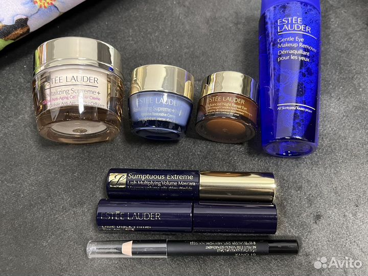Estee Lauder косметичка синий лео для глаз
