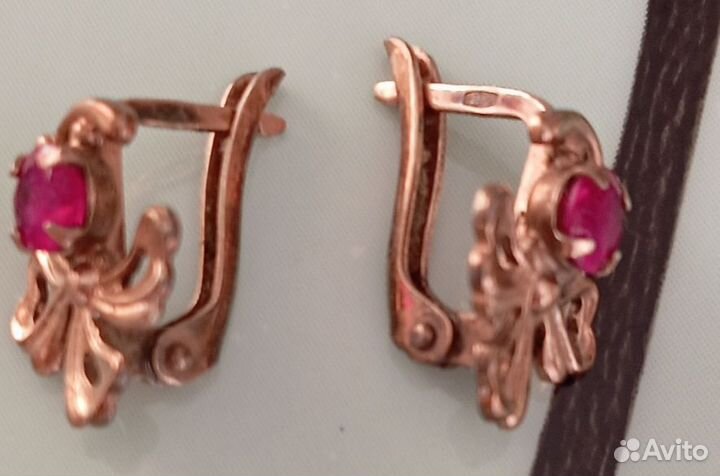 Винтажные серьги СССР