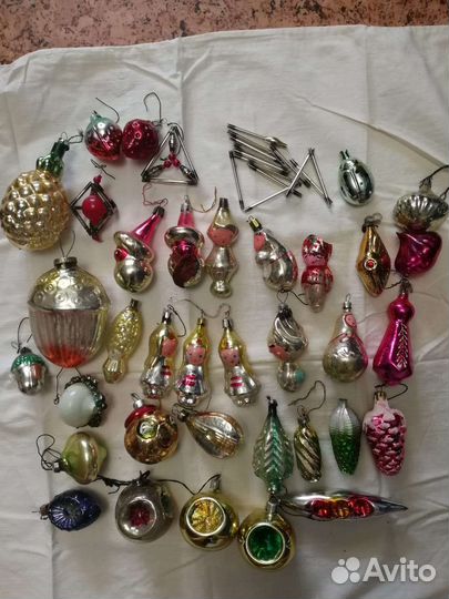 Ёлочные стеклянные игрушки,Каска