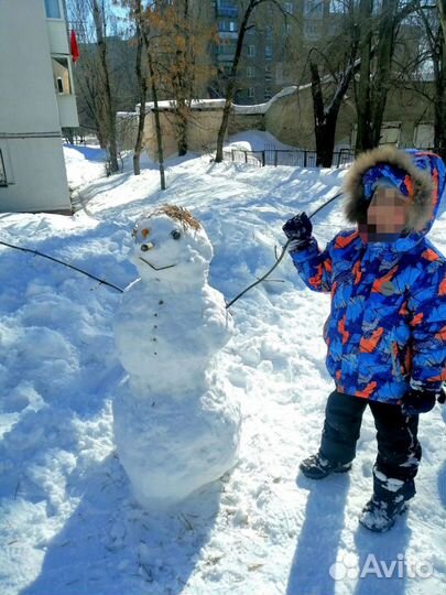 Зимний костюм на мальчика 122