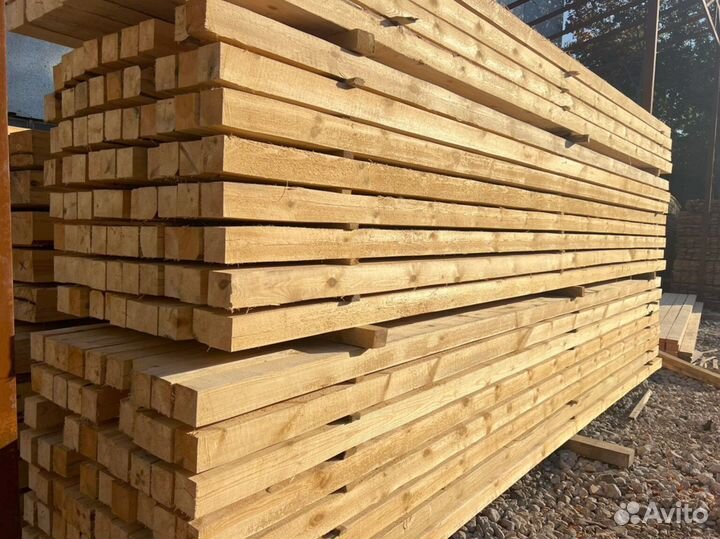 Доска обрезная 50х200х6000мм от производителя