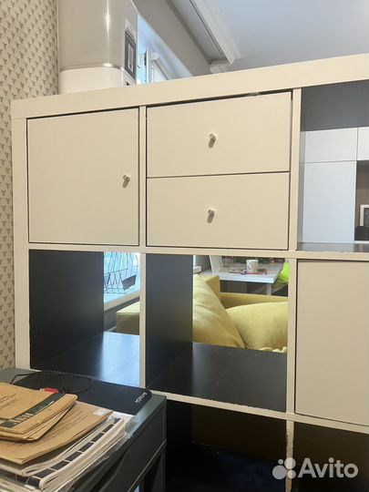 Стеллаж IKEA с ящиками