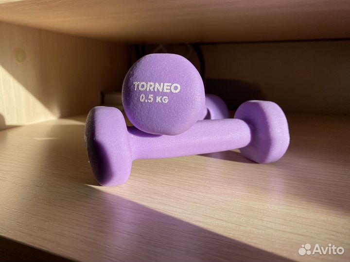 Новые гантели 0.5 кг