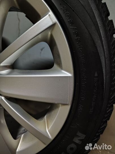 Колеса в сборе r16 зимние volkswagen