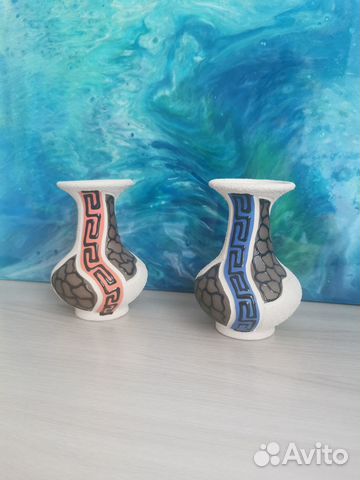 Набор ваз из марокканской глины ручной работы