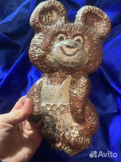 Мишка олимпийский-сувенир эпохи СССР