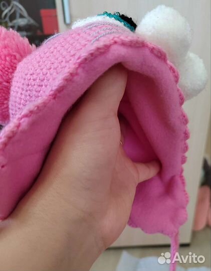 Шапка для девочки ручной работы