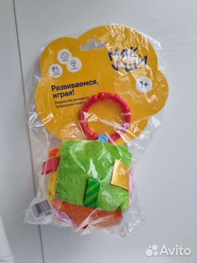 Развивающий кубик мягкий