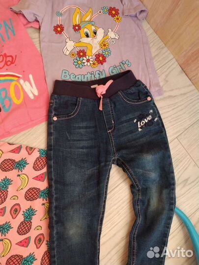 Одежда для девочки пакетом 110 116