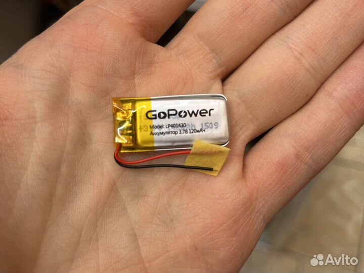 Аккумулятор Li-Pol LP401430 PK1 3.7V 120mAh