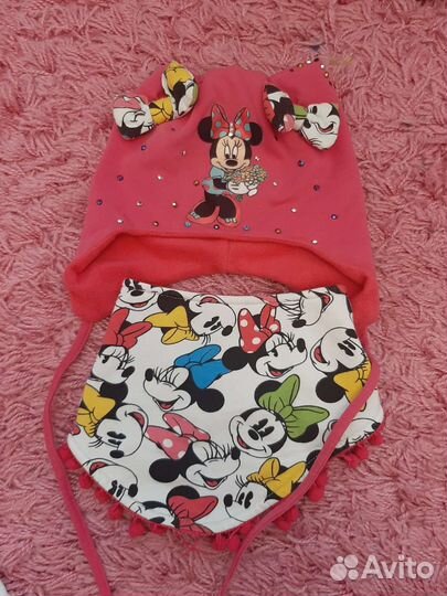 Комплект шапка, шарф