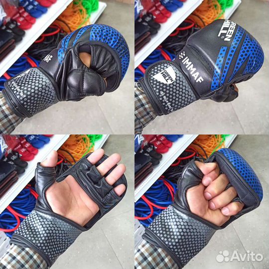 Перчатки крабы для мма Green Hill immaf