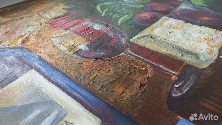 Картина маслом на холсте. Натюрморт