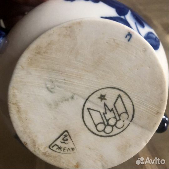 Сахарница гжель Олимпиада -1980г