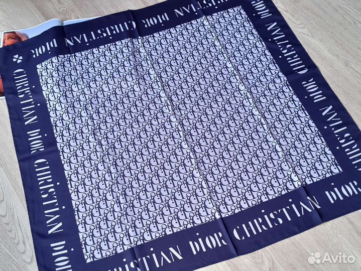 Платок Шелковый Christian Dior Лаванда 3 цв