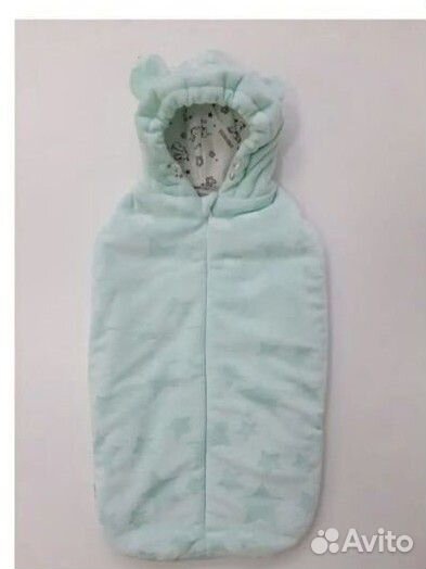 Конверт кокон утепленный на выписку