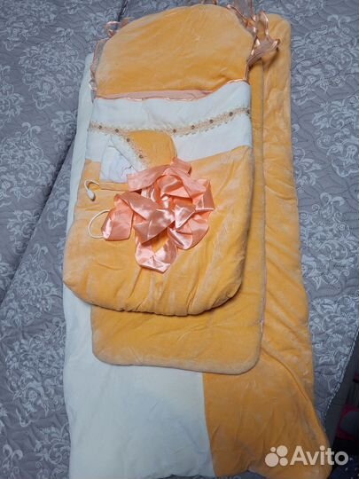 Зимний конверт в коляску