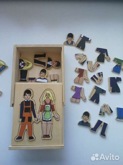 Логический куб деревянные игрушки