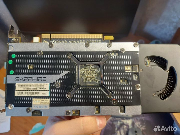 Видеокарта Radeon Saphire rx 470 8Gb Turbo