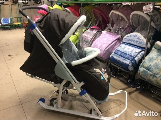 Детские санки коляска Ника (ндт 2)
