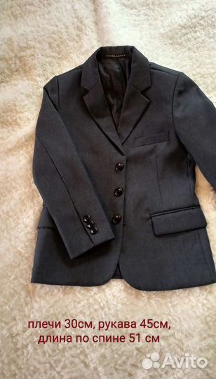 Пиджак для мальчика 122