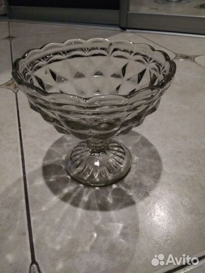 Ваза для фруктов,стекло,Винтаж