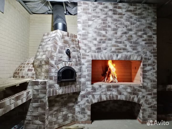 Кладка каминов, печей, мангальных комплексов