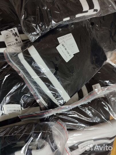 Рейтузы хоккейные чёрно-белые