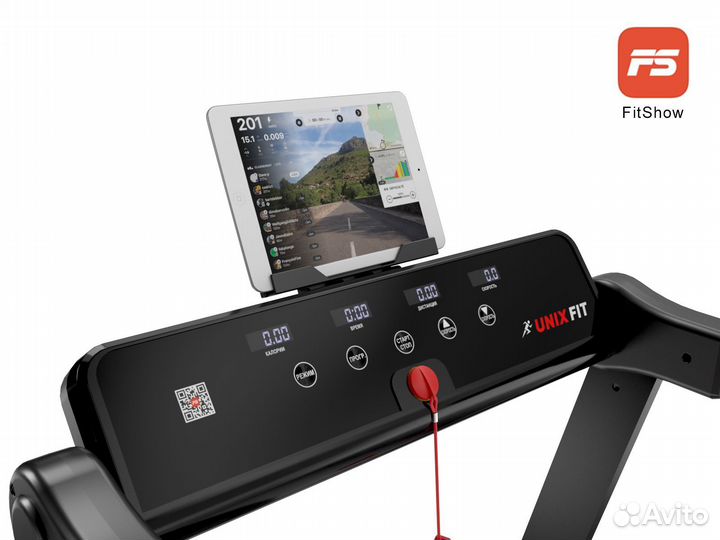 Беговая дорожка Unix fit Hi-tech F1 Dark Storm