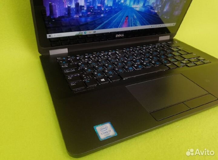 Ноутбук Dell FHd сенсорный/Core i7 6600U 2.6 ghz