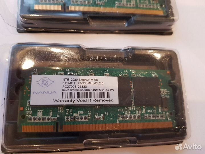 Продам Оперативную память Nanya DDR NT512D64SH8A0F