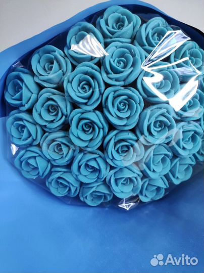 Розы из Белого Шоколада - 29 шт в Букете