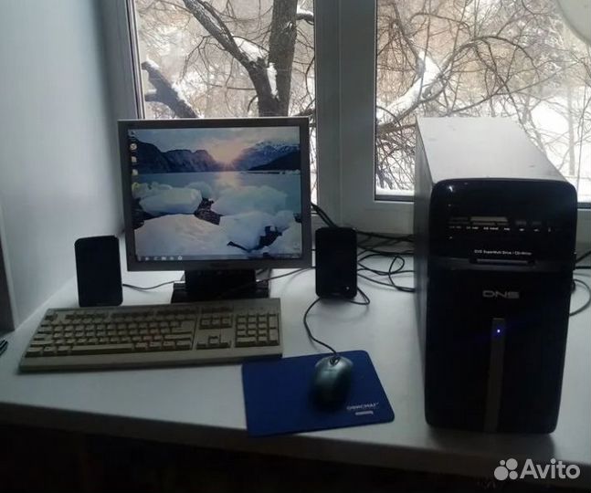 Компьютер настольный с колонками
