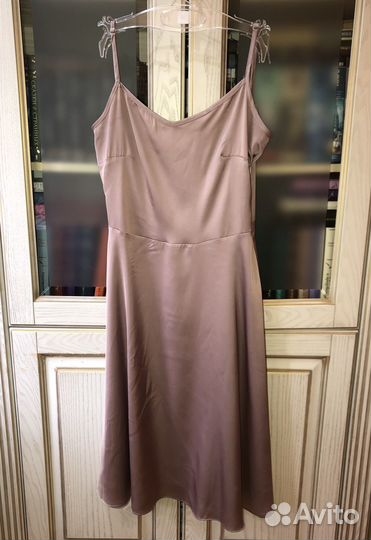 Платье-комбинация Lusio пудровое