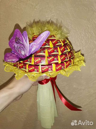 Букет из жвачек