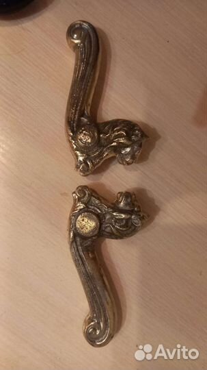 Ручки дверные бронза