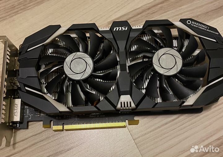 Видеокарта gtx 1060 6gb msi