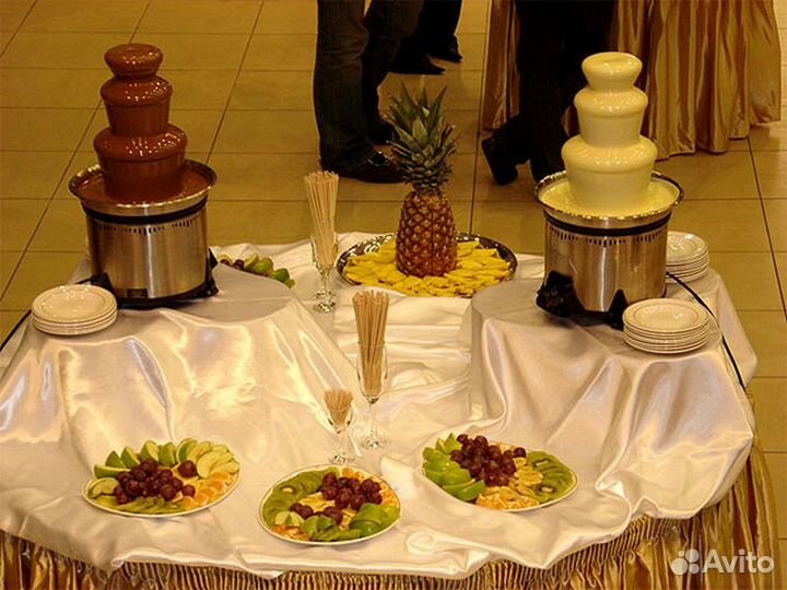 Прокат Фонтан шоколадный высота 40см. Без залога